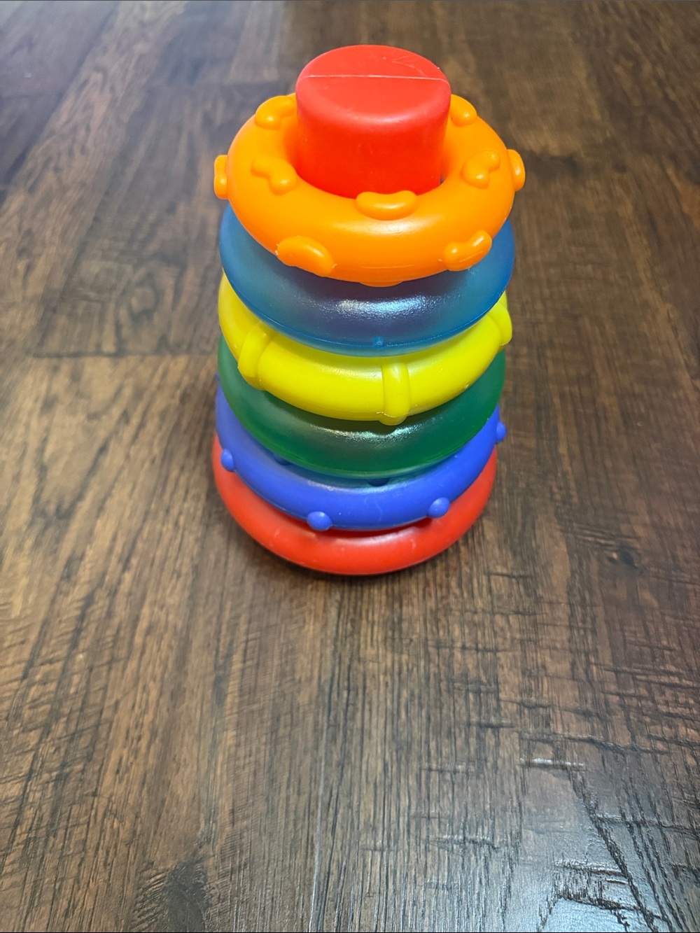 Melissa & Doug Rainbow Music and Stacking Toy Set - Colorful Kids Toys - Picture 4 of 4